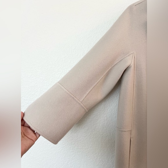 NWOT S Max Mara Arona coat in ecru - Picture 9 of 14